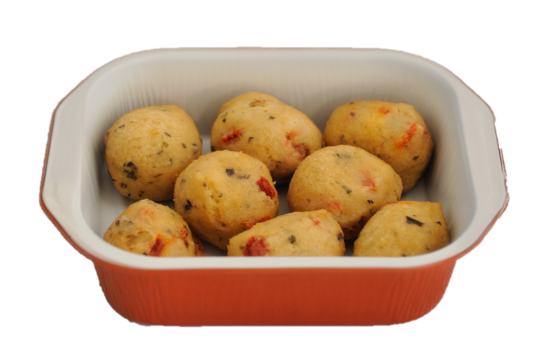 Pepite con olive e peperoni